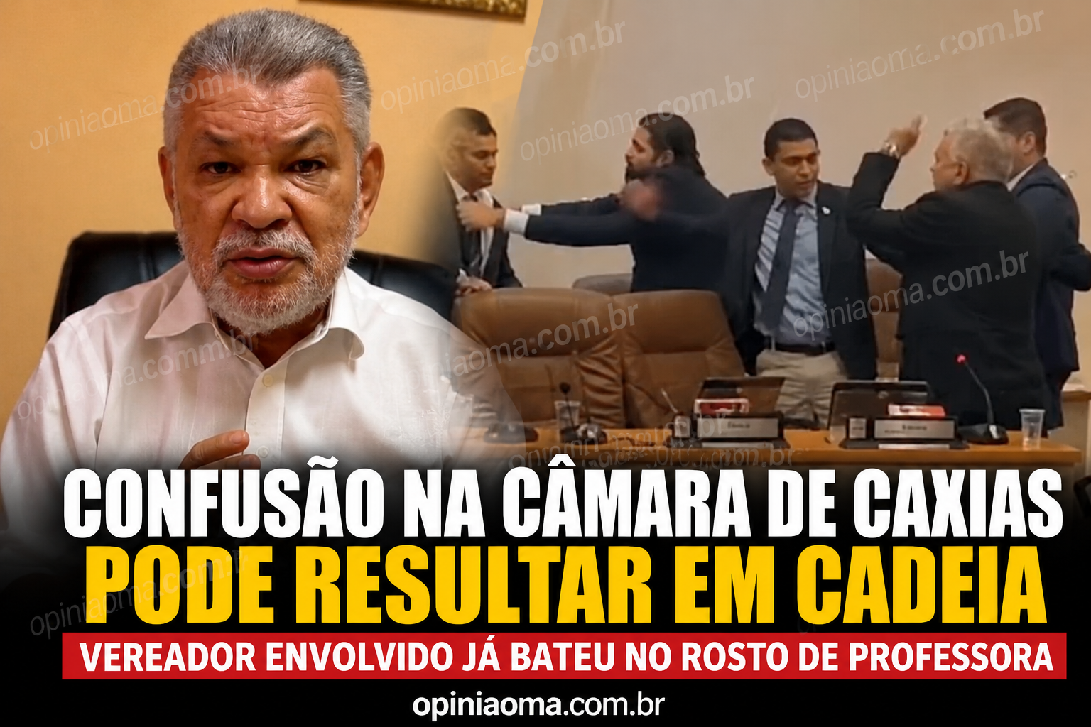 URGENTE! “Veado safado, eu gosto é de mulher”: confusão na Câmara de Caxias pode resultar em cadeia.